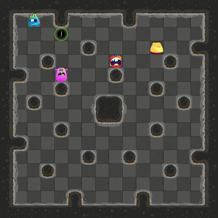Solved: Roland stands on the exit.